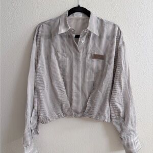 Brunello Cucinelli Multicolor Striped Shirt